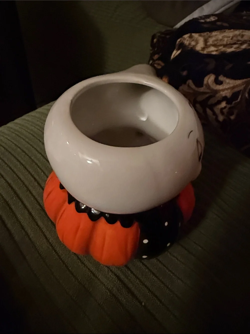 Ceramic Ghost Pumpkin mug